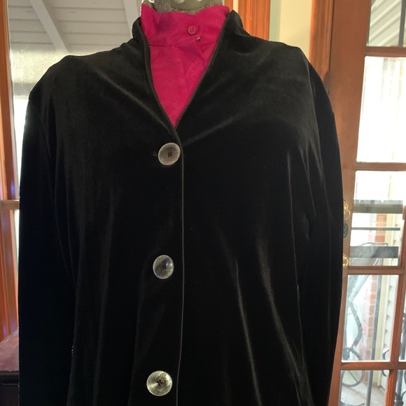 Vintage Harve Bernard plush black blazer - Picture 8 of 10